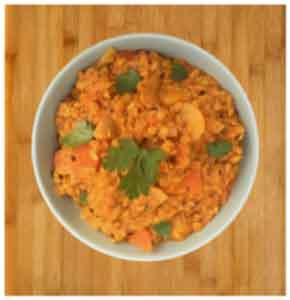 Dhal lentille corail indienne