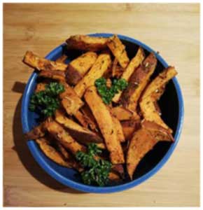 Frites patate douce