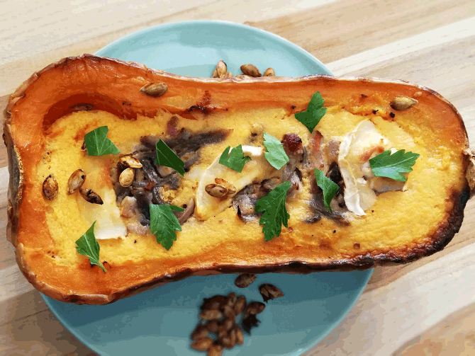 recette butternut farcie